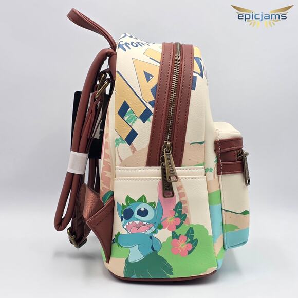 Loungefly Disney Lilo & Stitch Aloha Poster Mini Backpack main image 2